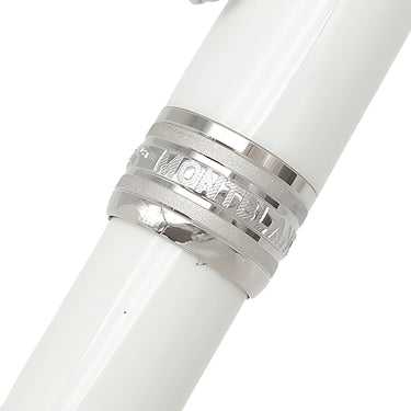 モンブラン Montblanc トリビュート トゥ ザ モンブラン クラシック 107317 ホワイトXシルバー メタル プレシャスレジン ボールペン 黒インク 筆記確認済