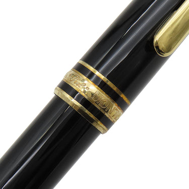 モンブラン Montblanc マイスターシュテュック PIX ゴールドコーティング クラシック ブラック×ゴールド GP プレシャスレジン ボールペン 黒 インク切れ