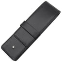 モンブラン Montblanc ペンポーチ 2本差し 14311 ブラック レザー ペンケース 黒