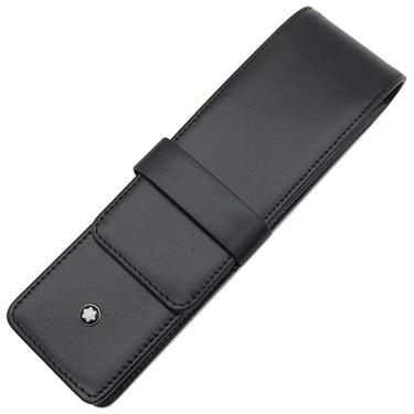 モンブラン Montblanc ペンポーチ 2本差し 14311 ブラック レザー ペンケース 黒