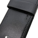 モンブラン Montblanc ペンポーチ 2本差し 14311 ブラック レザー ペンケース 黒