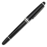 モンブラン Montblanc マイスターシュテュック クラシック ローラーボール 132445 ブラック×シルバー メタル プレシャスレジン ボールペン 青インク 筆記確認済