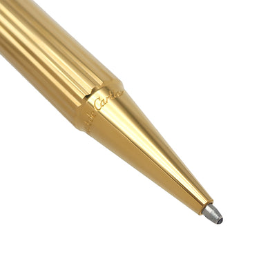 カルティエ Cartier トリニティ ゴールド GP ボールペン インク切れ 回転式 ツイスト式