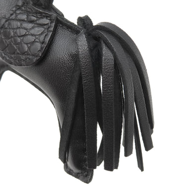 エルメス HERMES ロデオPM タッチ クロコ ブラック アリゲーターマット アニューミロ バッグチャーム 黒 ソーブラック