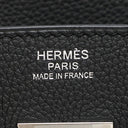 エルメス HERMES バーキン30 ブラック トゴ ハンドバッグ シルバー金具 黒