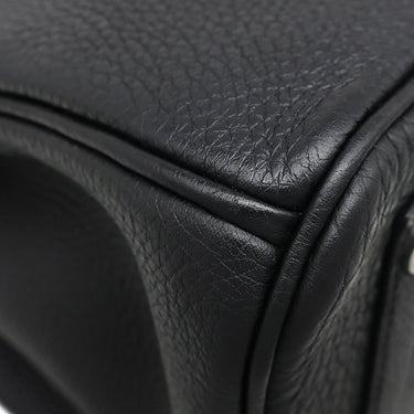 エルメス HERMES バーキン30 ブラック トゴ ハンドバッグ シルバー金具 黒