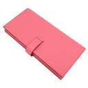 エルメス HERMES ベアンスフレ ローズアザレ ヴォーエプソン 長財布 シルバー金具 新品 未使用 二つ折り財布