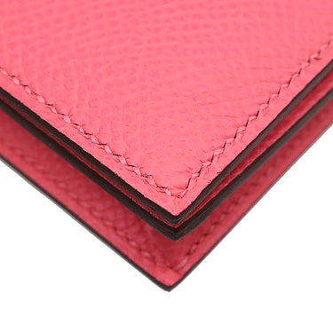 エルメス HERMES ベアンスフレ ローズアザレ ヴォーエプソン 長財布 シルバー金具 新品 未使用 二つ折り財布