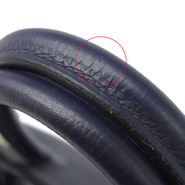 エルメス HERMES バーキン35 ブルーニュイ トゴ ハンドバッグ シルバー金具 紺