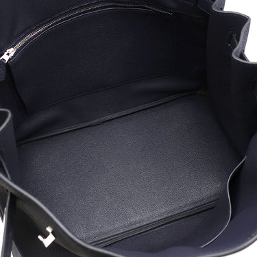 エルメス HERMES バーキン35 ブルーニュイ トゴ ハンドバッグ シルバー金具 紺