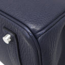 エルメス HERMES バーキン35 ブルーニュイ トゴ ハンドバッグ シルバー金具 紺