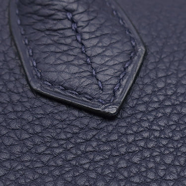 エルメス HERMES バーキン35 ブルーニュイ トゴ ハンドバッグ シルバー金具 紺
