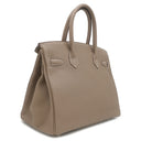 エルメス HERMES バーキン30 エトゥープ トゴ ハンドバッグ シルバー金具 グレージュ リカラー有