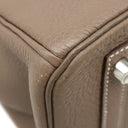 エルメス HERMES バーキン30 エトゥープ トゴ ハンドバッグ シルバー金具 グレージュ リカラー有