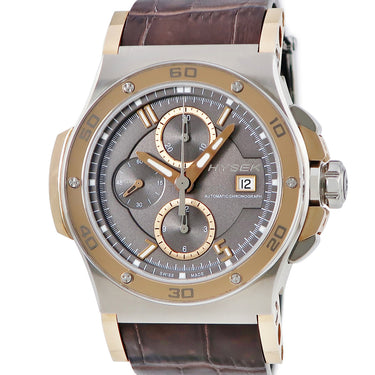 腕時計 ハイゼック Hysek アビス クロノグラフ 10周年記念モデル AB4402B01 自動巻き メンズ 新品同様 K18RG×Ti コンビ デイト