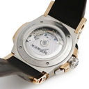 腕時計 ハイゼック Hysek アビス クロノグラフ 10周年記念モデル AB4402B01 自動巻き メンズ 新品同様 K18RG×Ti コンビ デイト