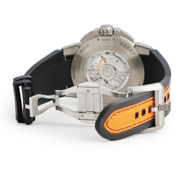 腕時計 ハリーウィンストン Harry Winston オーシャン ザリウム バリエーション オレンジ OCEABI42ZZ003 自動巻き メンズ デイデイト 限定