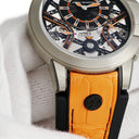 腕時計 ハリーウィンストン Harry Winston オーシャン ザリウム バリエーション オレンジ OCEABI42ZZ003 自動巻き メンズ デイデイト 限定