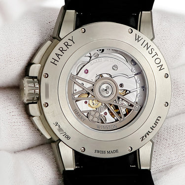 腕時計 ハリーウィンストン Harry Winston オーシャン ザリウム バリエーション オレンジ OCEABI42ZZ003 自動巻き メンズ デイデイト 限定