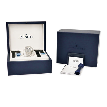 腕時計 ゼニス ZENITH デファイ エクストリーム ミラー 03.9102.9004/90.I001 自動巻き メンズ 新品同様 クロノグラフ