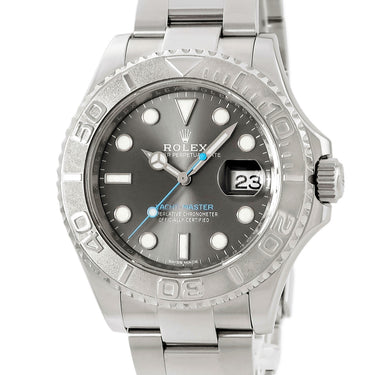 腕時計 ロレックス ROLEX ヨットマスター 40 ダークロジウム 116622 ランダム番 自動巻き メンズ ランダム番 ロレジウム ダークグレー ベンツ針