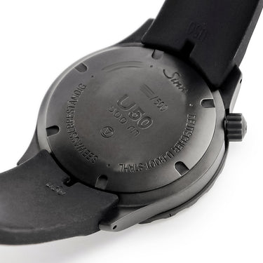 腕時計 ジン SINN U50.S.Perlmutt.S 自動巻き メンズ Uボートスチール PVD テギメント加工 ダイバーズ 4時位置リューズ 限定