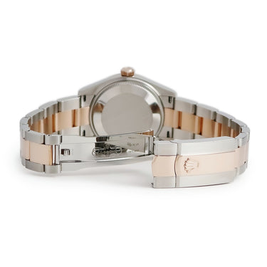 腕時計 ロレックス ROLEX デイトジャスト 31 278241 自動巻き メンズ レディース ランダム番 K18RG×SS 純正ダイヤ チョコ