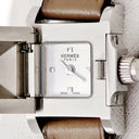腕時計 エルメス HERMES ミニメドール ドゥブルトゥール ME2.110 クオーツ レディース 角型 スタッズ 2連ブレス 横開き