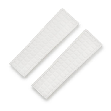 パテックフィリップ PATEK PHILIPPE 純正 アクアノート用 ラバーバンド カット済 ホワイト ラバー 腕時計パーツ 替え ベルト ストラップ 19ｍｍ ホワイト 白