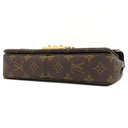 ルイヴィトン LOUIS VUITTON マルソー M46126 モノグラム モノグラムキャンバス ショルダーバッグ ゴールド金具 茶 黒 チェーンショルダー