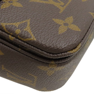 ルイヴィトン LOUIS VUITTON マルソー M46126 モノグラム モノグラムキャンバス ショルダーバッグ ゴールド金具 茶 黒 チェーンショルダー