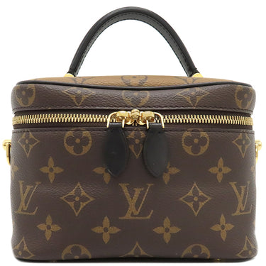 ルイヴィトン LOUIS VUITTON ヴァニティ NV PM M45165 モノグラム×モノグラムリバース モノグラムキャンバス モノグラムリバースキャンバス 2WAYバッグ ゴールド金具 バニティ ハンドバッグ 茶
