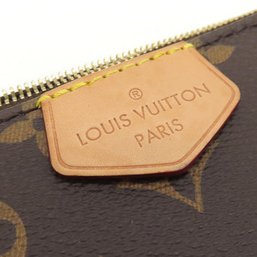 ルイヴィトン LOUIS VUITTON ミュルティ ポシェット アクセソワール M44813 カーキ モノグラムキャンバス ショルダーバッグ ゴールド金具 ボディバッグ ポーチ