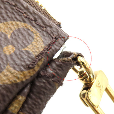 ルイヴィトン LOUIS VUITTON ミュルティ ポシェット アクセソワール M44813 カーキ モノグラムキャンバス ショルダーバッグ ゴールド金具 ボディバッグ ポーチ