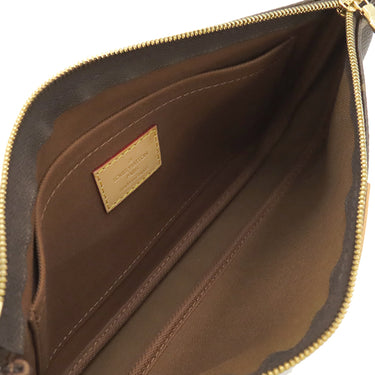 ルイヴィトン LOUIS VUITTON ミュルティ ポシェット アクセソワール M44813 カーキ モノグラムキャンバス ショルダーバッグ ゴールド金具 ボディバッグ ポーチ