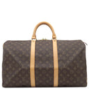 ルイヴィトン LOUIS VUITTON キーポル 50 M41426 モノグラム モノグラムキャンバス ボストンバッグ ゴールド金具 茶 鍵・パドロック・ポワニエ・ネームタグ欠品