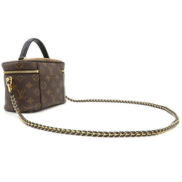 ルイヴィトン LOUIS VUITTON ヴァニティ NV PM M45165 モノグラム×モノグラムリバース モノグラムキャンバス モノグラムリバースキャンバス 2WAYバッグ ゴールド金具 バニティ ハンドバッグ 茶