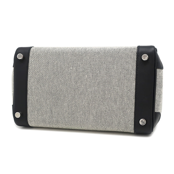 エルメス HERMES バーキン25 ブラック トワルアッシュ ヴォー