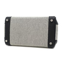 エルメス HERMES バーキン25 ブラック トワルアッシュ ヴォースイフト ハンドバッグ シルバー金具 黒 トワルH