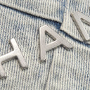 シャネル CHANEL シャネル22 リュックサック AS3859 ブルー デニム リュック・デイパック マットシルバー金具