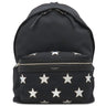 サンローラン SAINT LAURENT シティ バックパック 467985 ブラック ナイロンキャンバス リュック・デイパック シルバー金具 スターパッチ 星 黒