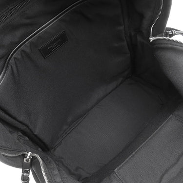 サンローラン SAINT LAURENT シティ バックパック 467985 ブラック ナイロンキャンバス リュック・デイパック シルバー金具 スターパッチ 星 黒
