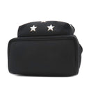 サンローラン SAINT LAURENT シティ バックパック 467985 ブラック ナイロンキャンバス リュック・デイパック シルバー金具 スターパッチ 星 黒