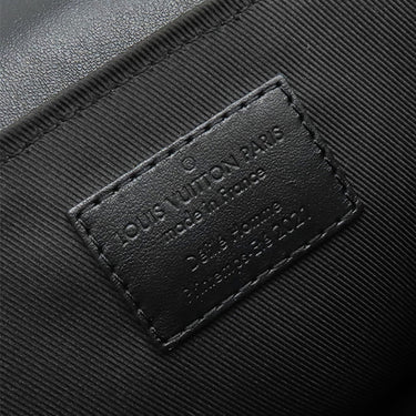 ルイヴィトン LOUIS VUITTON スティーマーXS M80327 モノグラム×ブラック モノグラムキャンバス レザー ショルダーバッグ マットブラック金具 LVフレンド アップリケ 茶 黒