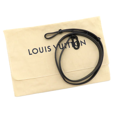 ルイヴィトン LOUIS VUITTON スティーマーXS M80327 モノグラム×ブラック モノグラムキャンバス レザー ショルダーバッグ マットブラック金具 LVフレンド アップリケ 茶 黒