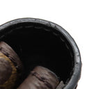 ルイヴィトン LOUIS VUITTON スティーマーXS M80327 モノグラム×ブラック モノグラムキャンバス レザー ショルダーバッグ マットブラック金具 LVフレンド アップリケ 茶 黒