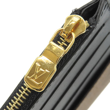 ルイヴィトン LOUIS VUITTON スリム パース M80390 モノグラムリバース モノグラムリバースキャンバス カードケース ゴールド金具 茶 黒 財布