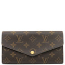 ルイヴィトン LOUIS VUITTON ポルトフォイユ サラ M60531 モノグラム モノグラムキャンバス 長財布 ゴールド金具 茶