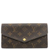 ルイヴィトン LOUIS VUITTON ポルトフォイユ サラ M60531 モノグラム モノグラムキャンバス 長財布 ゴールド金具 茶