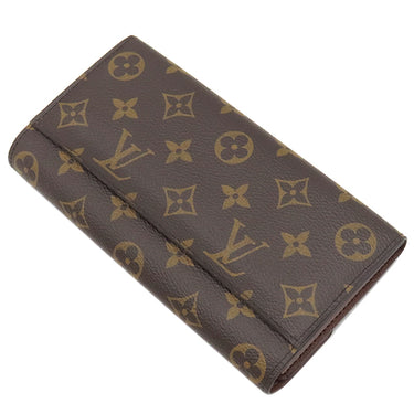 ルイヴィトン LOUIS VUITTON ポルトフォイユ サラ M60531 モノグラム モノグラムキャンバス 長財布 ゴールド金具 茶